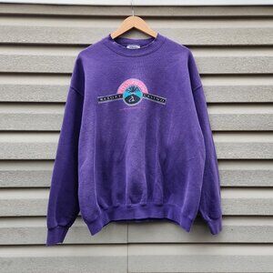 Vintage 90's Foxwoods Resort Casino Sweatshirt Lavender Unisex USA Made